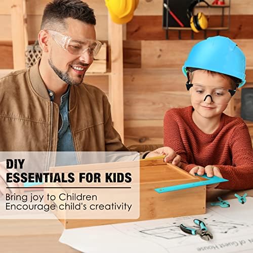 SHALL 26-Piece Kids Size Tool Set, Real Tools Kit for Kids with 12" Tool Bag, Safety Certified Children Learning Tool Set with Hand Tools for Boys & Girls Age 6+, DIY Building, Woodwork & Construction - Image 6