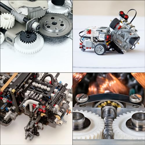 MECCANIXITY 20Pcs Plastic Gears 15 Teeth Plastic Shaft Gears Model 152AA Reduction Gear for RC Car Model DIY Robot,White Module 0.5 - Image 7