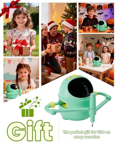 Drawing Robot for Kids, Montessori Painting Learning Smart Drawing Robot Toy with 150 Learning Cards, Voice Guided Step-by-Step Drawing, STEM Art Gift for Boys & Girls Ages 3+ - Image 7
