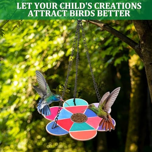 36 Pack Bird Feeder Craft Kits with Metal Chains for Fall, Flower - Image 7