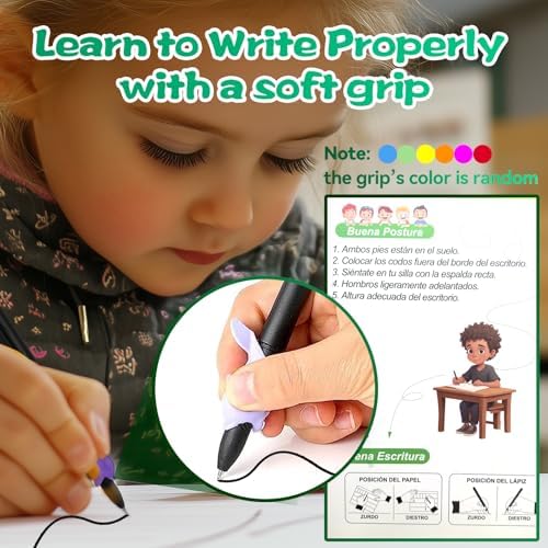 Magic Grooved Writing Practice for Kids - Spanish, Big, 4 PCS - Image 7