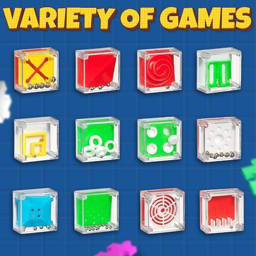 Mini Cube Puzzle Games (72-Pack) 3D Brain Teaser Maze Ball Party Favors - Image 7