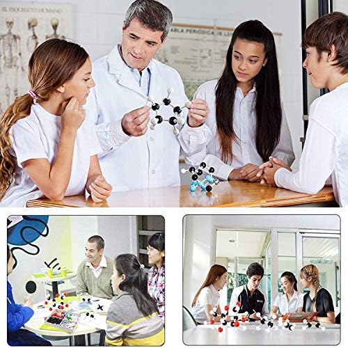 RELIANCER Molecular Model Kit,444PCS Organic Molecular Chemistry Set w/C60,Atoms,Bonds,Molecular Structures Building Kit for Chemistry Learning,STEM Science Kits for Teachers,Students,Young Scientists - Image 7