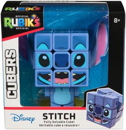 Rubik's Cube Disney Stitch Cuber Brain Teaser Collectible Figure - Image 7