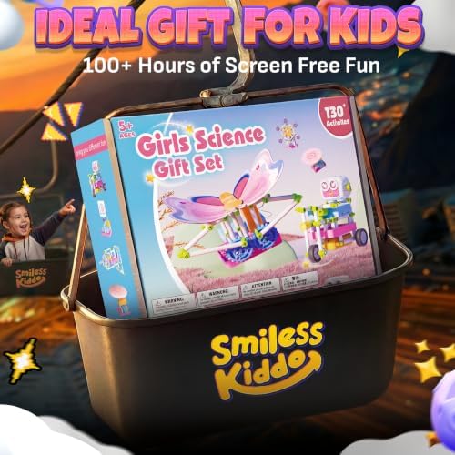 SMILESSKIDDO Science Kit for Girls 130+ Experiments, STEM Toys - Image 7