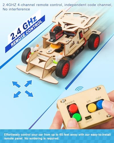 5 in 1 STEM Toys for Kids Ages 8-12, Science Experiment Projects 6-8, STEM Engineering Kit, DIY 3D Puzzle Projects Wood Crafts Birthday Gifts for 7 8 9 10 11 12 13 Year Old Boys Girls - Image 7