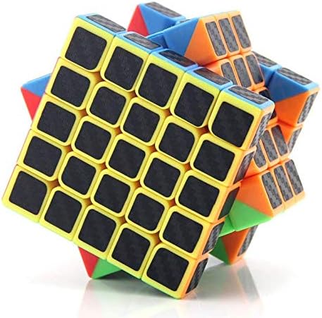 CFMOUR Original Speed Cube 5x5x5, Fast Magic Cube for Kids, Smooth Carbon Fiber Cubes, Puzzle Toys