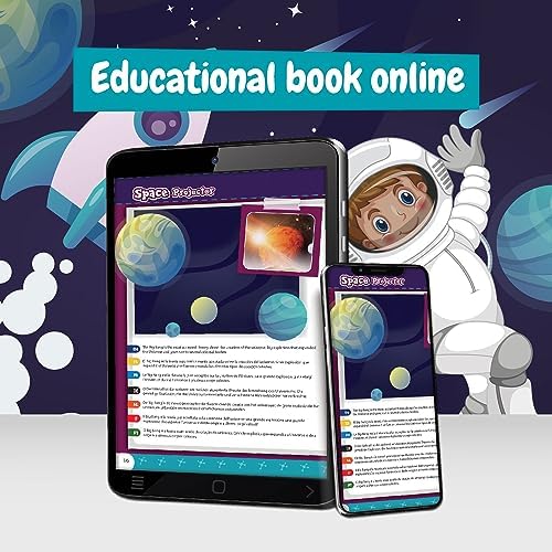 Science4you Space Torch and Projector - Solar System Projector Torch, Explore the Universe, Galaxy Light with Planets for Kids, Space Toys, Games and Gifts for 4 Year olds Boys and Girls - Image 7