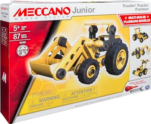 Meccano-Erector Junior, Truckin' Tractor, 4 Model Building Kit - Image 6