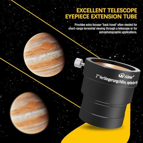 Alstar 2-Inch 35MM Telescope Eyepiece Extension Tube Adapter - Bundle with - 8 Piece Eyepiece & Filter Accessory Kit - Image 7