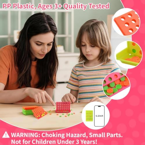 Mini 4 in a Row Game, Pack of 8 Pack Birthday Party Favors for Kids Age 4-12, Mini Connect 4 Bulk for Goodie Bags Classroom Rewards Pinata Fillers & Birthday Return Gifts - Image 7