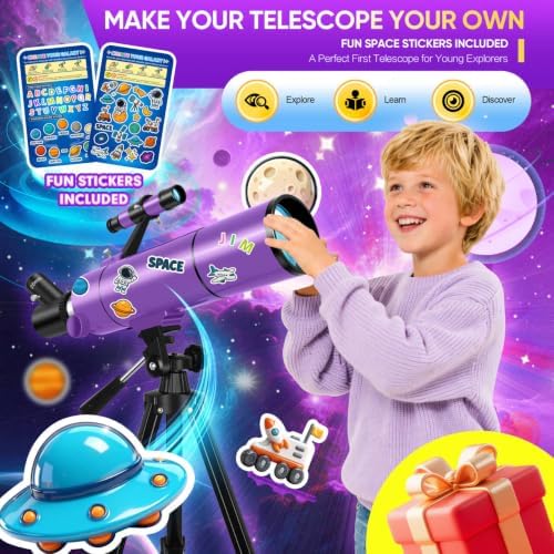 HETEKAN Telescope for Adults & Beginners, 80mm Aperture 500mm Refractor - Image 7