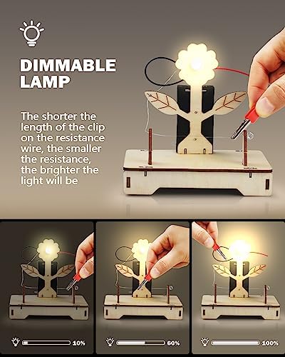Poraxy 12 in 1 3D Puzzles STEM Kits for Kids Ages 8-12, Activities Science Projects for Kids 6-8 5-7, Engineering Building Toys Experiments Xmas Birthday Gifts 7 8 9 10 11 12 13 Yr Old Boys Girls - Image 7