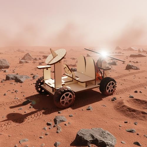 Milageto DIY Exploration Vehicle 3D Puzzle Science Engineering Assembly Model Wooden Experiment Project Suitable for Gift Giving Classroom - Image 7