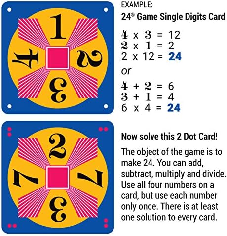 24 GAME 96-Card Deck: Integers Math Card Game - Image 3