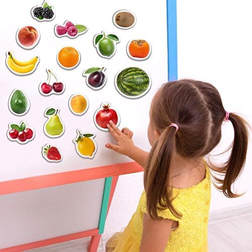 Animals Magnets for Kids - 85 Zoo & Farm, Fruit & Vegetable – Gift - Image 7
