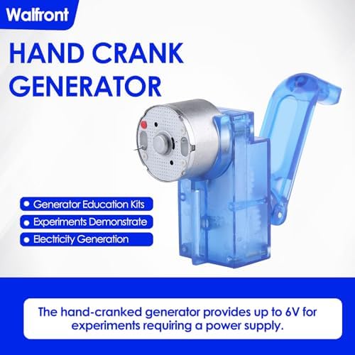 Hand Crank Driven Electricity Generator Mechanical Emergency Power Education Kits Hand Crank Generator Hand Generator Pedal Generator Science Kit 3V~6V - Image 7