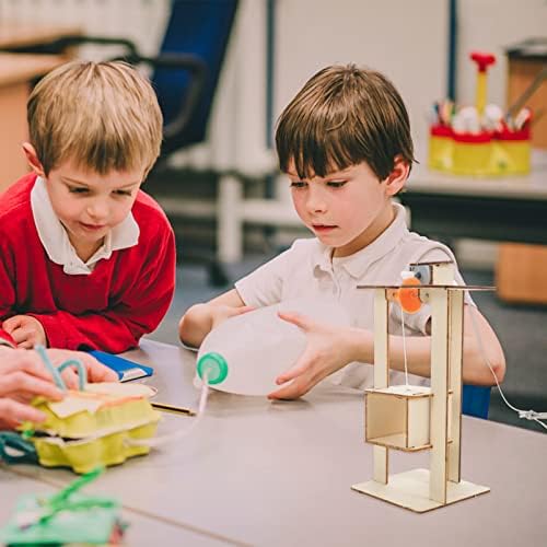 Wooden Elevator Kids Stem Projects for Kids Ages 8-12 Science Kits, DIY Model Building Kits for Age 12-14, Elevator Toy for 5-8 (Pack of 2) - Image 7