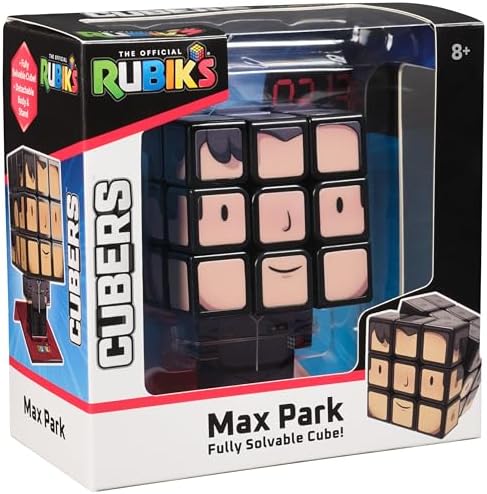 Rubik’s Cube, Max Park Cuber, Speed Cubing Collectible & Desk Décor, Problem-Solving Brain Teaser, Color-Matching Puzzle, Fidget Toy, Sensory Puzzle, for Ages 8 & Up - Image 6