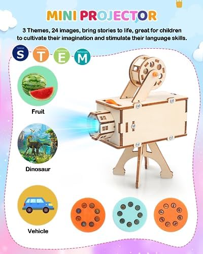 9 in 1 STEM Science Kits for Kids 6-7-8-10-12, Toys for Ages 8-13, Gifts for 6 7 8 9 10 11 12 13 Year Old Boys and Girls, Wooden 3D Puzzles, Educational Projects, Crafts Building Kits - Image 7