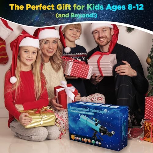 90mm Refractor Telescope for Adults & Kids: 150X Scope with 133cm Tripod - Image 7