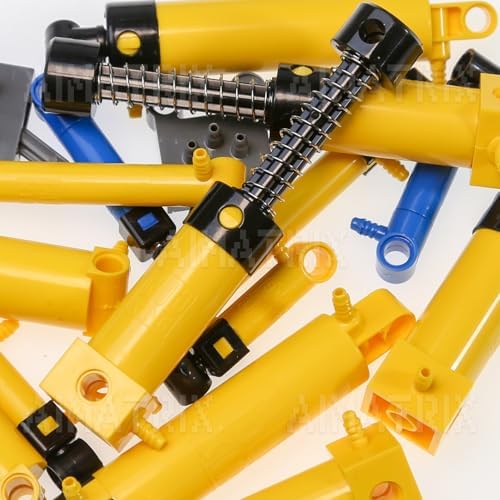 18 pcs Pneumatic-Kits Compatible with Technic-Parts, Piston-Pressure-Rod, Air-Pump-Cylinder-Hose, MOC Car-Replacement-Parts - Image 5