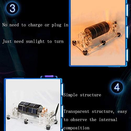 6 Sides Solar Motor Student Physics Experiment Magnetic Levitation Motor Technology Creative Gifts - Image 6