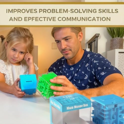 4-Pack Money Maze Puzzle Box - Fun Educational Brain Teaser for Kids Adults - Image 7