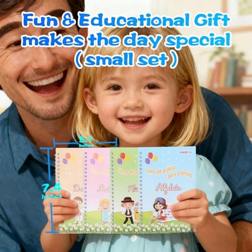 Magic Grooved Writing Practice for Kids - Portuguese, Small x 4 - Image 7