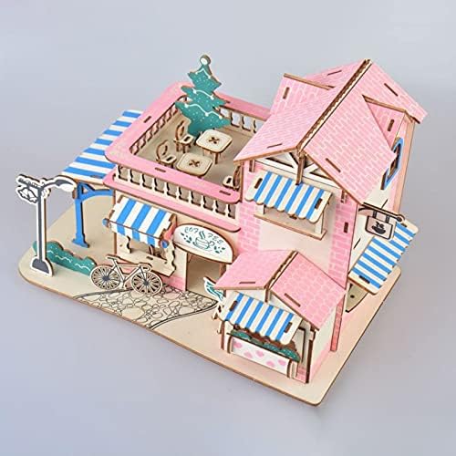 3D Puzzle for Kids, Puzzle for Adults, Cafe Model Kids Puzzles Toys DIY Arts and Crafts for Boys and Girls 161Pcs - Image 7