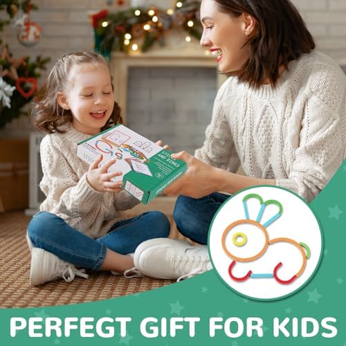 Montessori STEM Puzzle Toy for Kids Ages 3-6 – Wooden Educational Manipulative for Fine Motor Skills, Shape & Color Matching, Creative Building Activity Set for Preschool & Kindergarten - Image 6