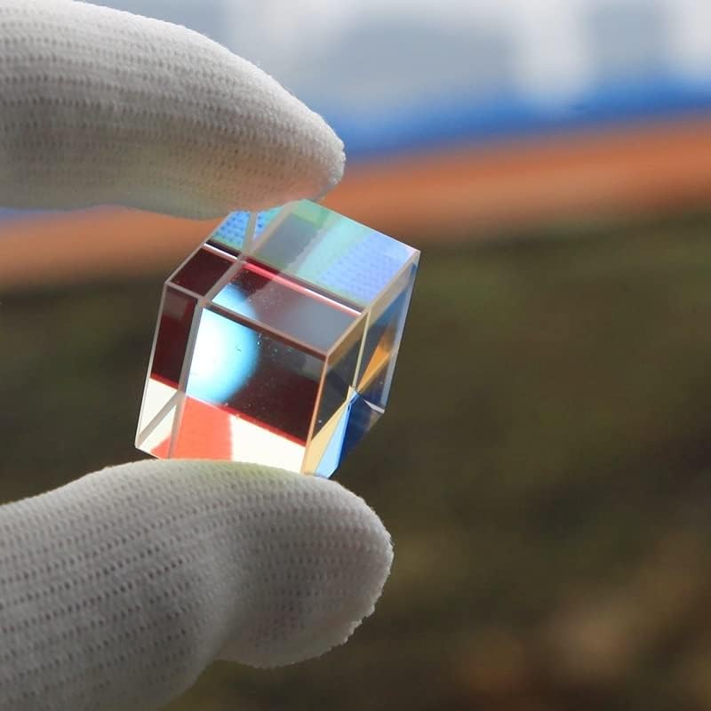 Prisms & Kaleidoscopes Prism Color Dichroic Glass Cube Optical Cube Beam Combiner Prism 20 * 20 * 17mm Science Classroom Optics Kits - Image 5