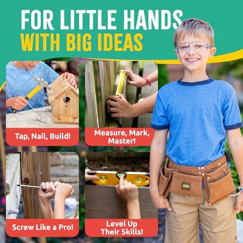 SparkJump Deluxe Kids Tool Set and DIY Wood Building Kits - Image 7