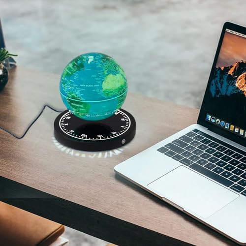 6" Magnetic Levitation Floating Globe with 7 Color LED Lights, Rotating Anti-Gravity World Map for Home & Office Decor, Educational Gift and Cool Tech Gadget - Image 6