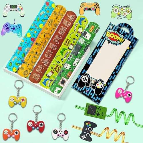 110PCS Video Game Party Favors, Gamer Goodie Bag Stuffers and Supplies - Image 7