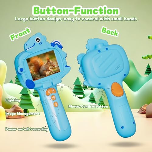 Kids Borescope Camera with Light, STEM Educational Toy, Blue - Image 7