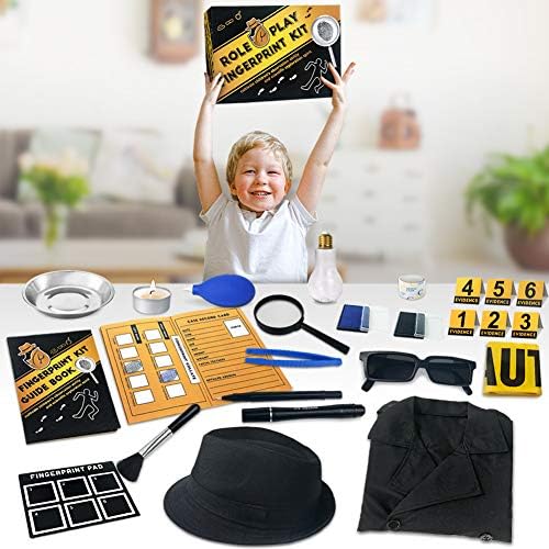 UNGLINGA Spy Kit for Kids Detective Outfit Fingerprint Toys Gifts - Image 7