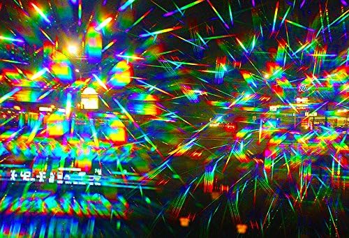 Rainbow Symphony Diffraction Grating Glasses, Linear, 13,500 Line/Inch, Double Axis, Made in USA, Package of 100 - Image 4