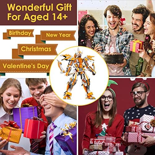 Piececool 3D Puzzles for Adults Metal Mecha Figure Model Kits-Crescent Blade Armor, Building Kit for Teens Great Birthday Gifts, 285 Pcs - Image 7