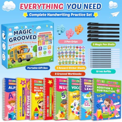 Magic Grooved Writing Practice Books for Kids 3-8 Deepened Groove - Image 7
