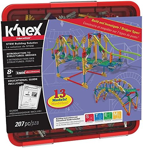 K’NEX Education – Intro to Structures: Bridges Set – 207 Pieces – For Grades 3-5 Construction Education Toy - Image 2