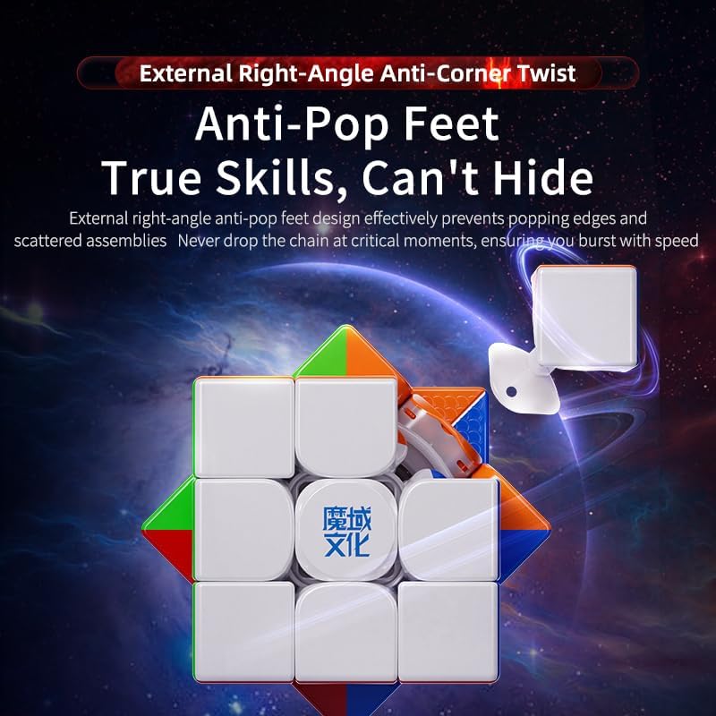 Bukefuno MoYu WeiLong WRM V10 Magnetic 3x3 Speed Cube Stickerless 2024 - Image 6