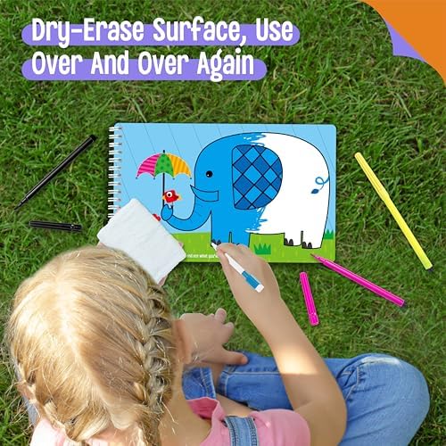 Tracing & Pen Control Pad for Kids, 30 Pages Reusable & Erasable Handwriting & Drawing Practices, Alphabet ABC and Number 123 Tracing Workbook Educational Montessori Tool for Autism, Toddlers 3-5 - Image 7