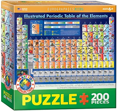 EuroGraphics Periodic Table of Elements Jigsaw Puzzle (200-Piece) by EuroGraphics