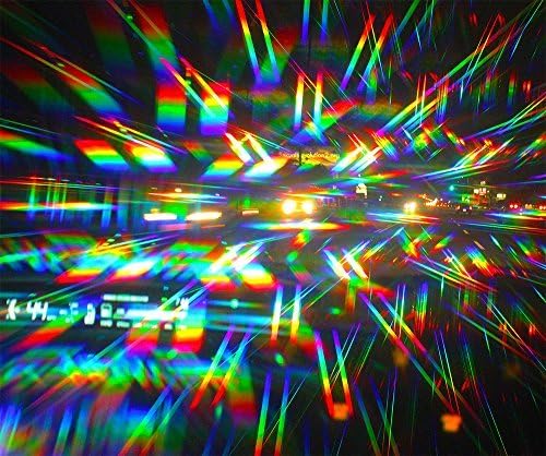 Rainbow Symphony Diffraction Grating Glasses - Assorted Neon Colors (50-Pack) - Image 3