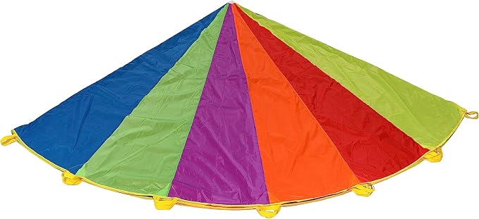 Sonyabecca Play Parachute for Kids Tent Cooperative Team Building Birthday Games (20ft)