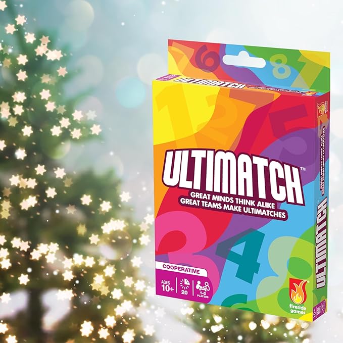 Fireside Games Ultimatch Cooperative Card Game Easy to Learn by Matching Colors & Numbers - Addictive Fun for Kids Teens and Adults Ages 10 and up - 1 to 5 Players Great for Family Game Night