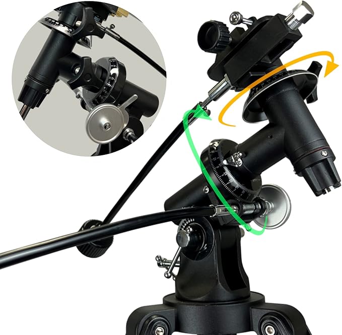 SpectrumOI Telescope for Adults and Kids, 102mm (4") Refractor Telescope, Beginner Telescope for Adults and Kids 8-12, EQ Mount Telescope, Telescopio Profesional with Phone Adapter Wireless Remote…
