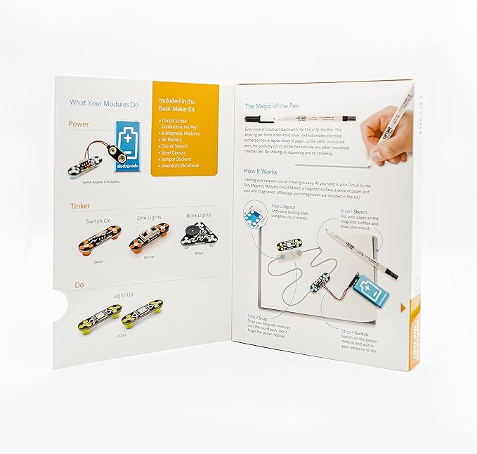 Circuit Scribe Basic Kit: Draw Circuits Instantly