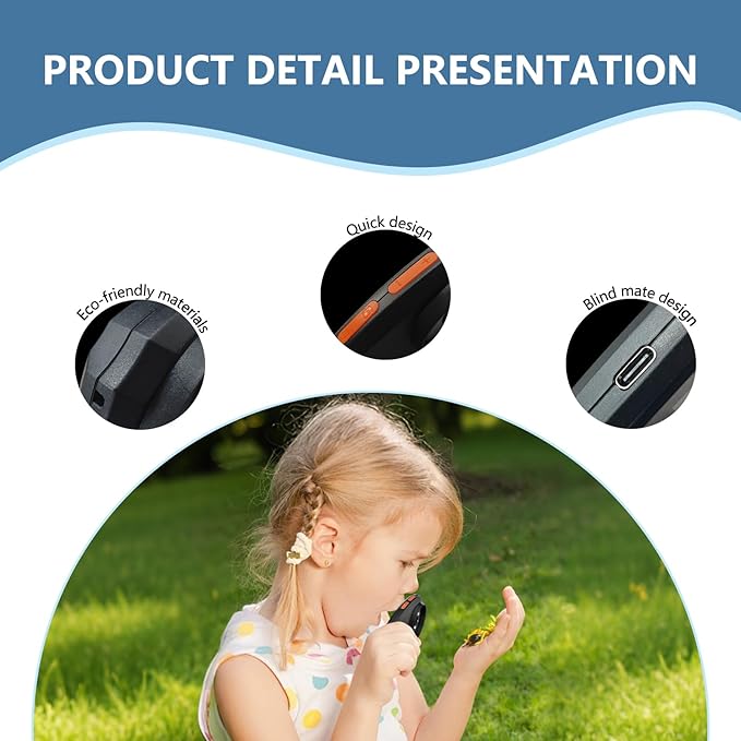Handheld Digital Microscope,Portable Magnifying Glass with 2.0" IPS Color Screen,500x Magnification,2.0MP,Digital Magnifier with Automatic Focus,Compatible with Windows and Mac OS